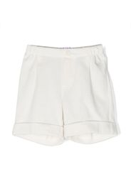 Il Gufo cotton casual shorts - Bianco