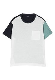 Il Gufo colour-block cotton T-Shirt - Bianco