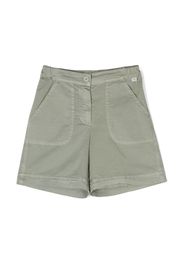 Il Gufo two-pocket cotton shorts - Verde