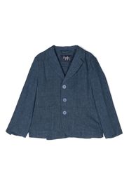 Il Gufo single-breasted button blazer - Blu