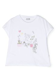 Il Gufo graphic-print detail T-shirt - Bianco