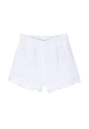 Il Gufo flared elasticated-waistband shorts - Bianco