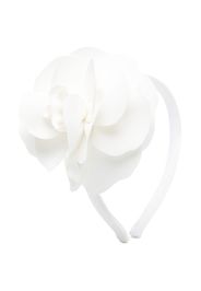 Il Gufo flower hair band - Bianco