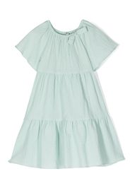 Il Gufo tiered maxi dress - Verde