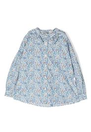 Il Gufo floral print long sleeve shirt - Blu