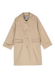 Il Gufo plain cotton trench coat - Toni neutri