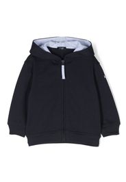 Il Gufo zipped-up hooded jacket - Blu