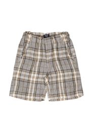 Il Gufo Shorts sartoriali tartan - Grigio