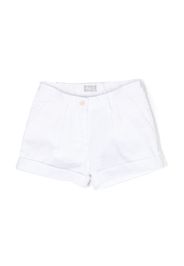 Il Gufo turn-up hem chino shorts - Bianco