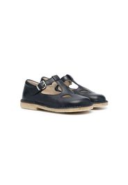 Il Gufo cut-out leather ballerinas - Blu