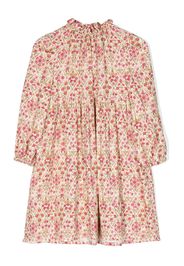 Il Gufo floral-print flared dress - Toni neutri