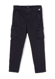 Il Gufo straight-leg cargo trousers - Blu