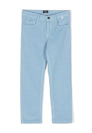 Il Gufo straight-leg corduroy trousers - Blu