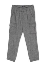 Il Gufo chevron-knit cargo pants - Grigio