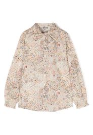 Il Gufo star-print cotton shirt - Marrone