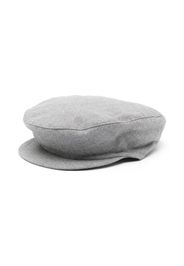 Il Gufo tonal-stitching slip-on beret - Grigio