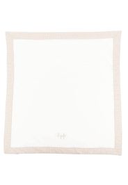 Il Gufo logo-embroidered stretch-cotton blanket - Toni neutri