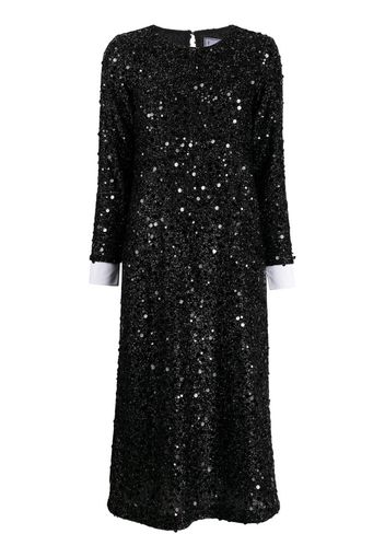 sequin shirt dress