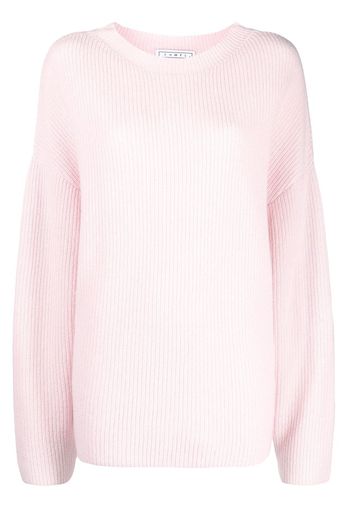 In The Mood For Love ribbed knit jumper - Rosa