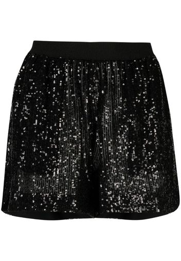 In The Mood For Love sequin embellished shorts - Nero