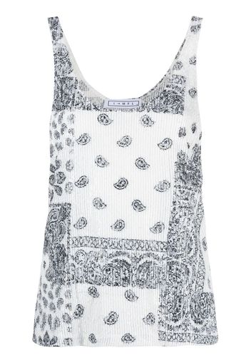 In The Mood For Love Top con paillettes - Bianco