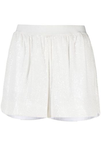 In The Mood For Love sequin-embellished shorts - Bianco