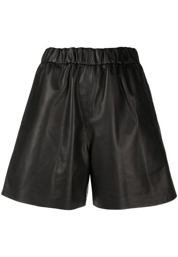 In The Mood For Love high-waisted shorts - Nero