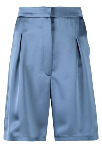 In The Mood For Love satin shorts - Blu