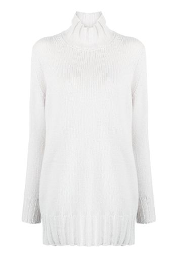 Incentive! Cashmere high-neck cashmere jumper - Grigio