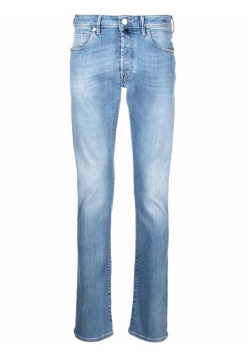 Incotex mid-rise skinny jeans - Blu