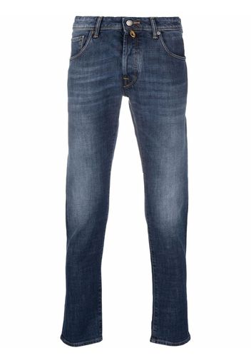 Incotex low-rise straight-leg jeans - Blu