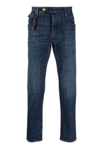 Incotex mid-rise slim-cut jeans - Blu