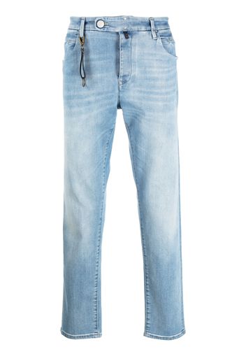 Incotex light wash straight-leg jeans - Blu