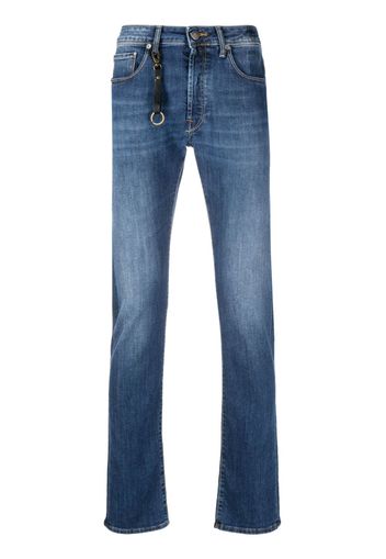 Incotex low-rise straight-leg jeans - Blu