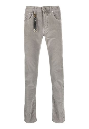 Incotex tapered-leg key-pendant jeans - Grigio