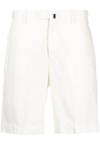 Incotex off-centre fastening bermuda shorts - Bianco