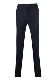 Incotex slim-cut virgin wool trousers - Blu