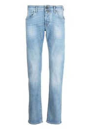 Incotex Jeans slim con effetto schiarito - Blu