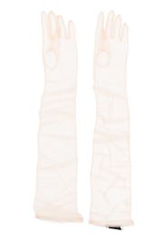 Ioana Ciolacu sheer-finish gloves - Toni neutri