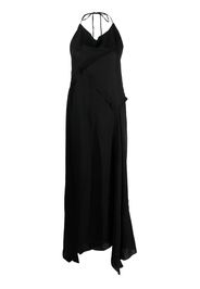 Ioannes maxi silk dress - Nero