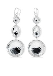 IPPOLITA Orecchini a cerchio Classico Triple Snowman grandi in argento sterling