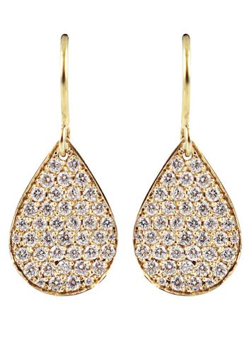 diamond pear shaped drop earrings