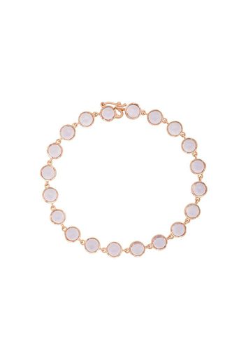 Bracciale in oro rosa 18kt con acquamarina