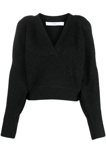 IRO V-neck merino jumper - Nero