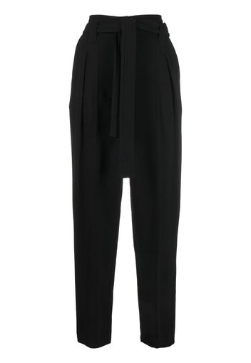 IRO Mason tie-belt trousers - Nero