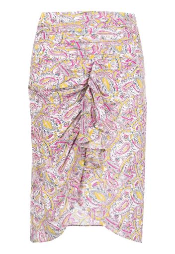 IRO graphic-print knee-length skirt - Rosa