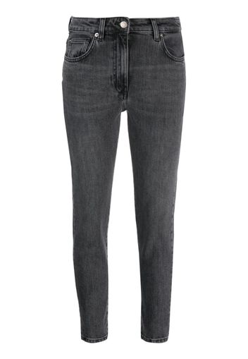 IRO mid-rise tapered-leg jeans - Nero