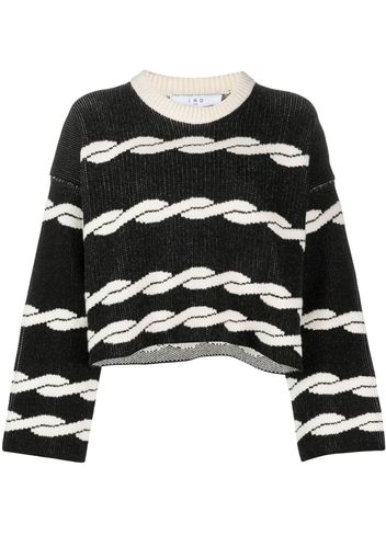 IRO Wahib cropped jumper - Nero