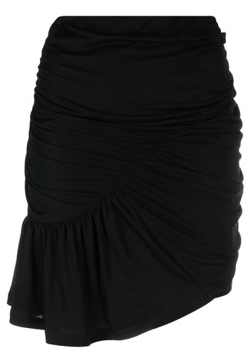 IRO high-waisted ruched miniskirt - Nero