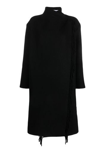 IRO Cappotto Ricky con frange - Nero